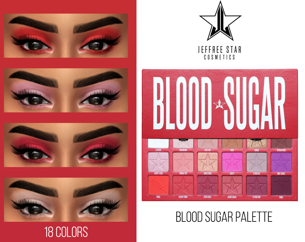 Best Eyeshadow Palettes-Jeffree Star Blood Sugar Palette