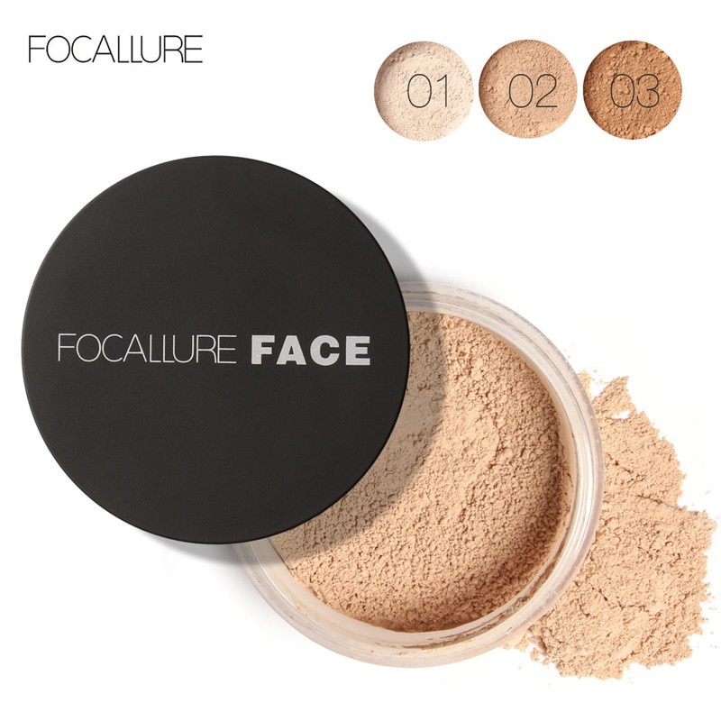 Focallure Face Oil Control Makeup Pressed Powder - Best Face Powder