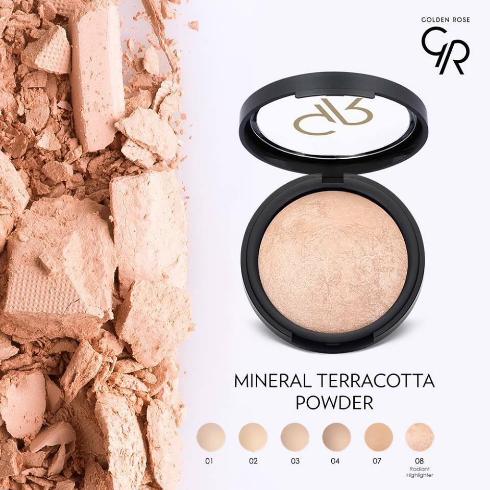 Golden Rose Mineral Terracotta Powder - Best Face Powder