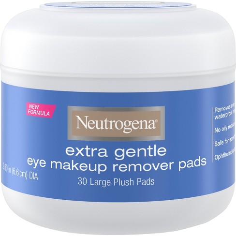 Neutrogena Extra Gentle Eye Makeup Remover Wipes - Neutrogena Extra Gentle Eye Makeup Remover Pads