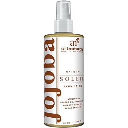 Best Self Tanner - Jojoba Soleil Tanning Oil by ArtNaturals