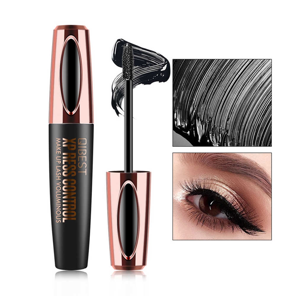 4D Silk Fiber Lash Mascara Waterproof - Best Thick Mascara for Thin Lashes