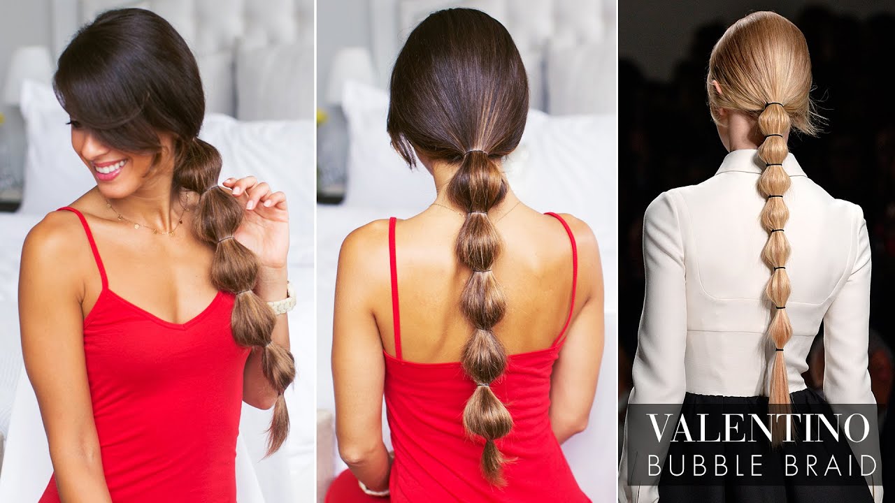 Bubble Ponytail - Trending hair style for weeding