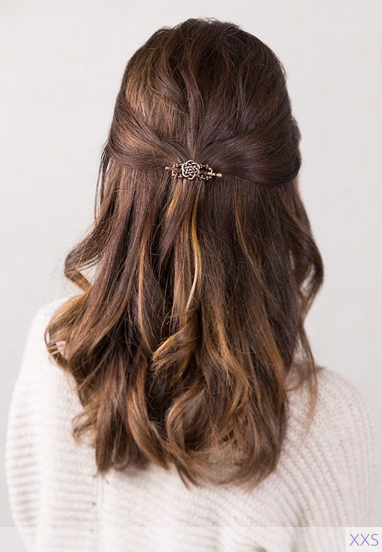 Half-Up & Half-Down Hairstyle - Treding hair style for office